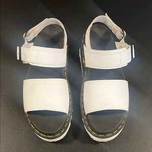 Dr. Marten’s White Sandals